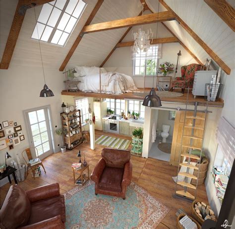40 Incredible Lofts That Push Boundaries Tiny House Living Loft