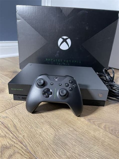 Microsoft Xbox One X Project Scorpio Edition 1tb Console Black For