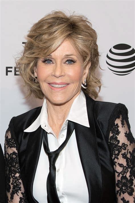Short Haircuts Jane Fonda Wavy Haircut