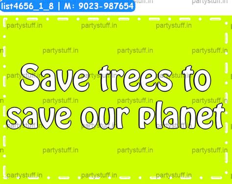 Save Environment Slogans 3 Cards In Environment Theme