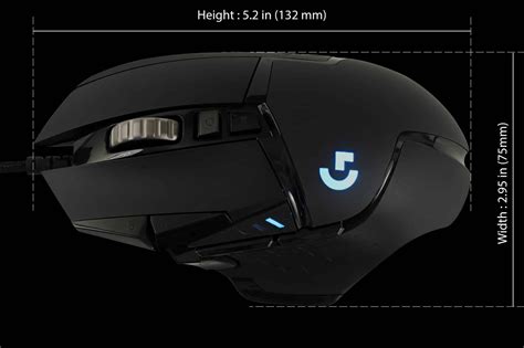 Logitech G502 Hero High Performance Gaming Mouse Review The Fps Review