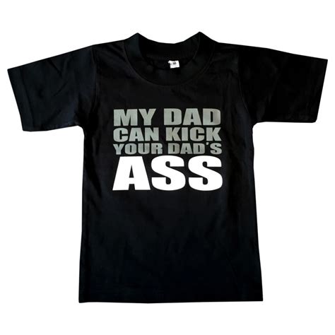 Köp T shirt My dad can kick your dad s ass Babymonkey se