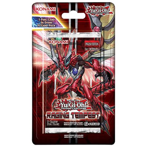 Konami Yu Gi Oh Trading Card Game Raging Tempest Blister Pack