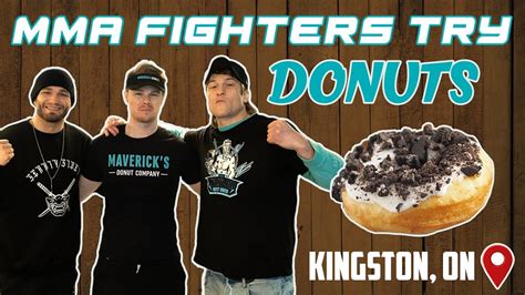 Mma Fighters Try Dounts 🍩 Btc 19 Fight Night Kingston Youtube