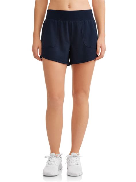 The best & most comfortable clothing ever—we guarantee it. Athletic Works Women's Athleisure Knit Gym Shorts W ...
