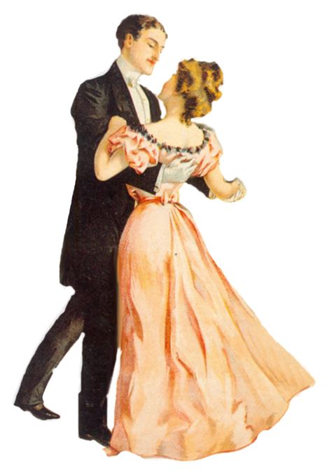 Victorian Dancing Couple Scrap ~ Jinifur On Deviantart Fashion