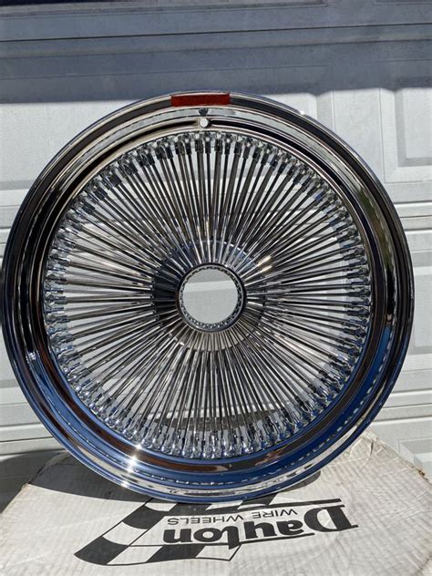 New 20 Inch Set Of Chrome 144 Spoke Daytons Dayton Wire Whes For Sale