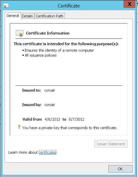 Security Where Is My Rdp Server Certificate Stored Super User