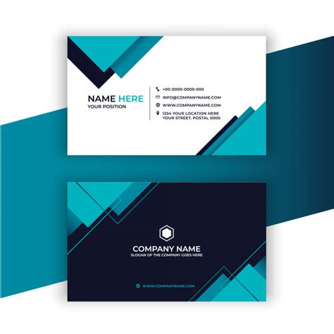 Business Card Design Template Vectors Graphic Art Designs In Editable