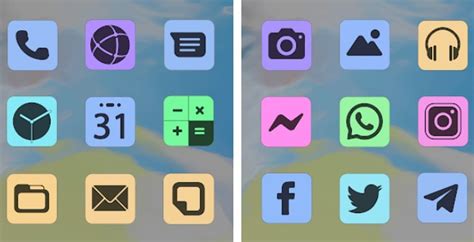 Material Square Icon Pack Mod Apk