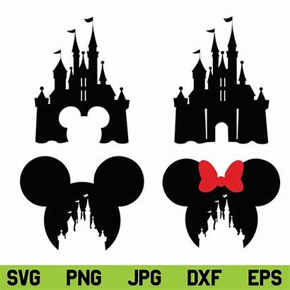 Svg Disney Castle Minnie Mickey Bundle Designking