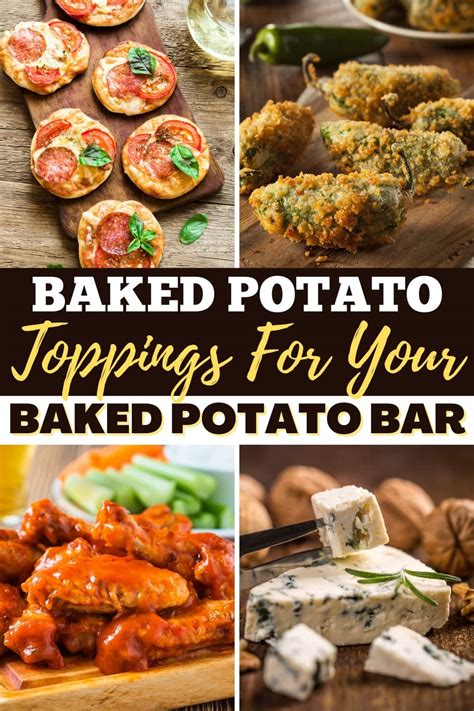 25 Baked Potato Toppings For Your Baked Potato Bar Insanely Good