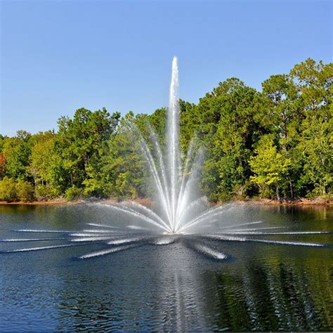 Custom Built Floating Lake Fountains Vertex Aquatic Solutions Water