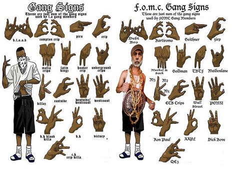 Uncle Ben So Hood Gang Signs Gang Symbols Gang Signal