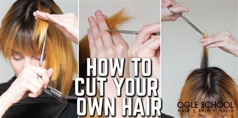 How To Cut Your Own Hair During Lock Down A Tutorial From Ogle