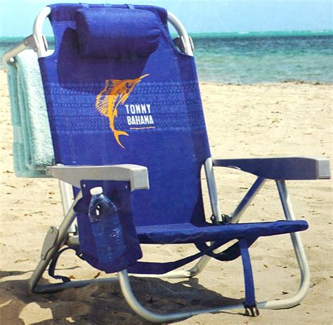 Tommy bahama backpack cooler chair lightweight, durable, and endlessly functional, this chair from coastal life experts tommy bahama has everything you need to enjoy a day soaking up some rays in style. Amazon.com : Tommy Bahama 2 Pack Backpack Beach Chair Blue ...