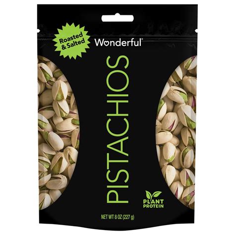 Wonderful Pistachios Roasted And Salted 8 Oz