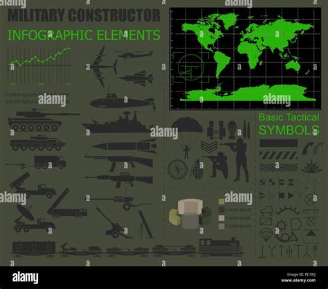 Military Infographic Template Vector Illustration With Top Powerful