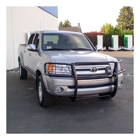 The imposing yet stylish look is just part of the equation! 2005 Toyota Tundra Aries Grille Guard - 1 Piece - Black Powder Coated Steel