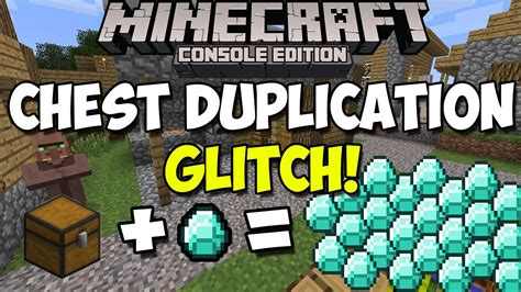 Minecraft Xbox One And Ps4 Chest How To Duplicate Items