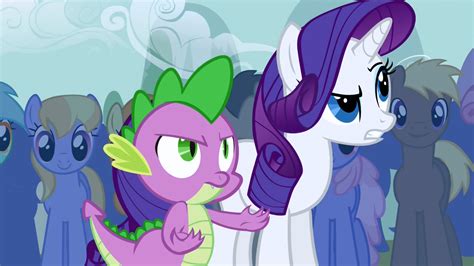 Image Spike And Rarity Disapproving S1e6png My Little Pony