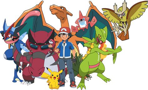 Pokemon Ash Perfect Team By Davidbksandrade On Deviantart