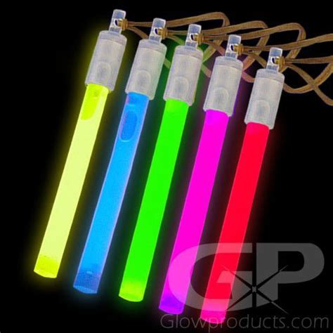 4 Glow Sticks Assorted Color Pack