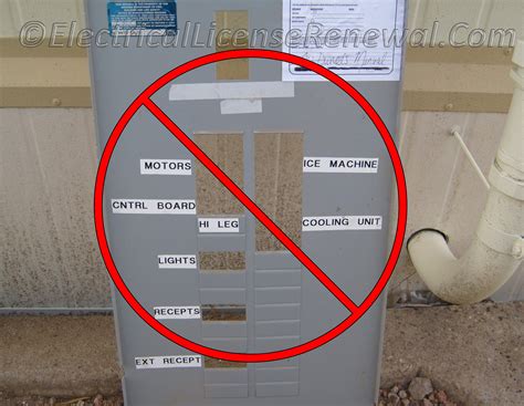 The electrical code requires you to label, or index, your panel. Nec Electrical Panel Labeling Requirements : Switchboards ...