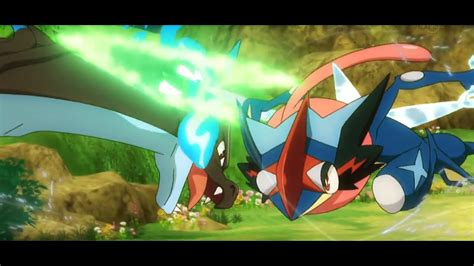 [pokemon Xyz] Ash Greninja Vs Mega Charizard The Calling Youtube