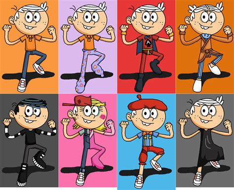Lincoln Loud Ssb4 Alternate Costumes By Starrion20 On Deviantart
