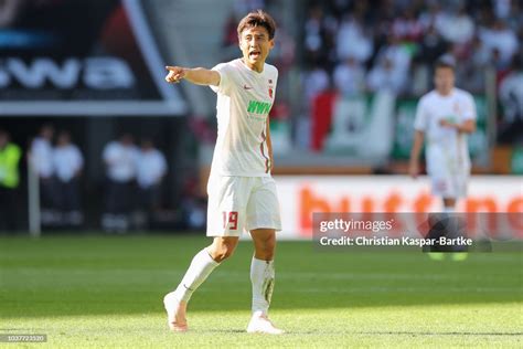 Ja Cheol Koo Of Augsburg Reacts During The Bundesliga Match Between