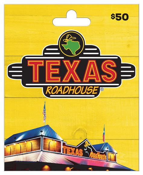 Texas Road House $50 Gift Card - Walmart.com