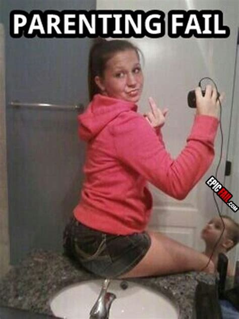Worst Mothers On Earth Taking Selfies Parenting Fail Bad Mom Funny Fails