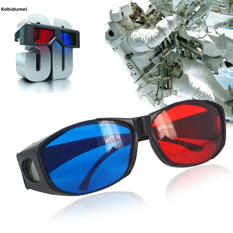 Buy Kebidumei 2pcs Plastic Glasses Red Blue Red Blue