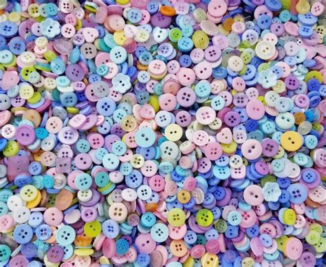 500 Small Pastel Buttons Many Sizes And Styles Random Bulk Button