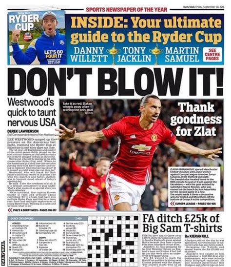 We offer results with fixtures, goal scorers on a live basis. Today's newspaper gossip: Rashford set for England recall ...