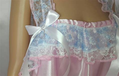 made to order satin sissy camisole slip with lace trim any etsy