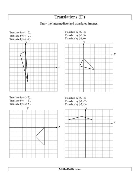 Answer key for practice worksheet 9 5. 7 Best Images of Geometry Translations Worksheet ...