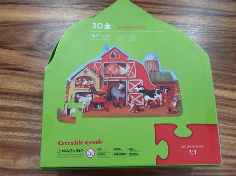 Crocodile Creek Barnyard Floor Jigsaw Puzzle Toys And Games Board Games