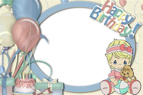 Look at links below to get more options for getting and using clip art. Children Transparent Frame Happy Birthday | Gallery ...