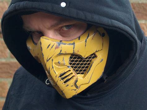 Mortal Kombat X Scorpion V2 Bd Airsoft Cosplay Mask Made