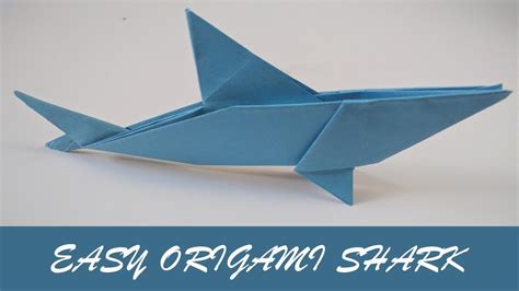 How To Make Origami Shark Easy Origami Tutorial Easy Paper Art