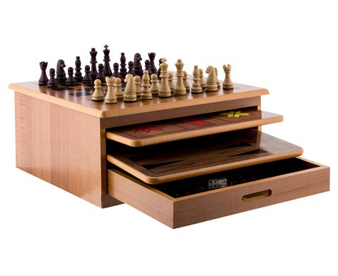10 In 1 Wooden Board Game Set Nz