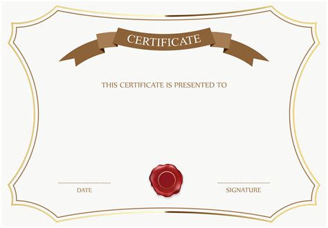 Sertifikat Template Png Certificate Template Png Clip Art Image