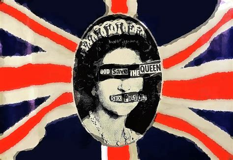 Sex Pistols God Save The Queen Throw Pillow For Sale By Enki Art