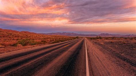 Free Photo Sunset Landscape Panorama Desert Sky Road Nature Max Pixel