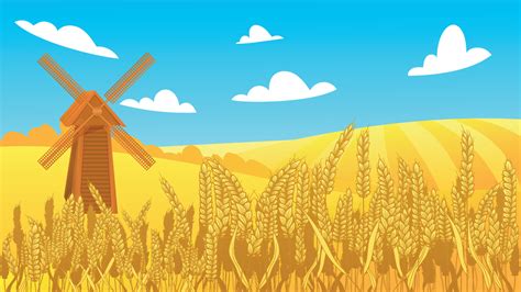 Field Of Wheat Clipart