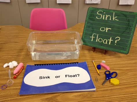 Sink And Float Worksheet For Kindergarten