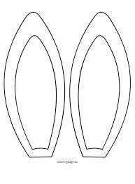 Check out our bunny image selection for the very best in unique or custom, handmade pieces from our craft supplies & tools shops. Image result for rabbit ears to trace | Easter bunny ears ...