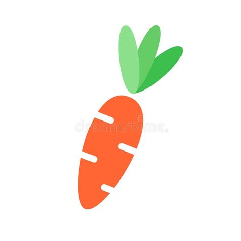Carrot Icon Vector Stock Vector Illustration Of Garden 122094228